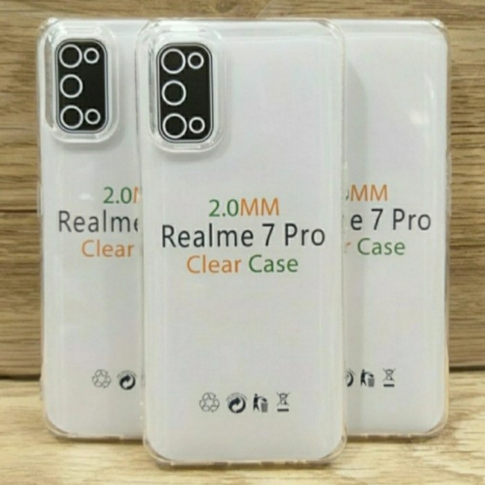 C/C- Softcase Clear Case Sillikon Kondom Case Bening Casing Realme 7 Pro by POA