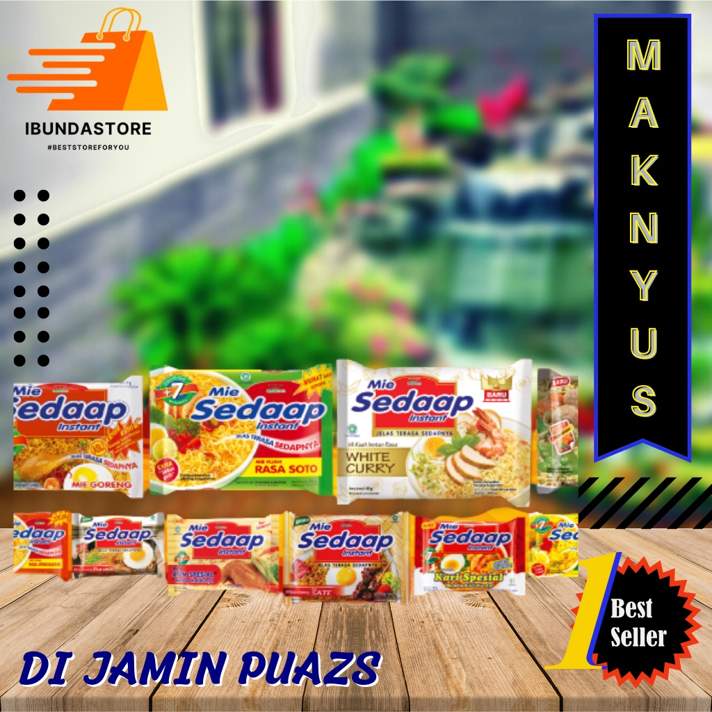 

Mie Sedap All Variant / Mie Instan / Indomie / Agen Surabaya / IBUNDASTORE