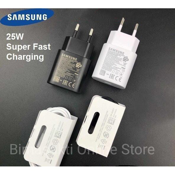 CHARGER SAMSUNG S20 FE 25W SUPER FAST CHARGING USB C TO C