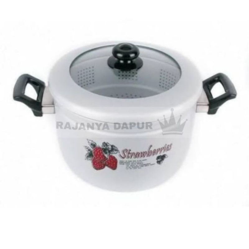 Panci kukus - panci panca guna - steamer rice cooker maspion 30 cm