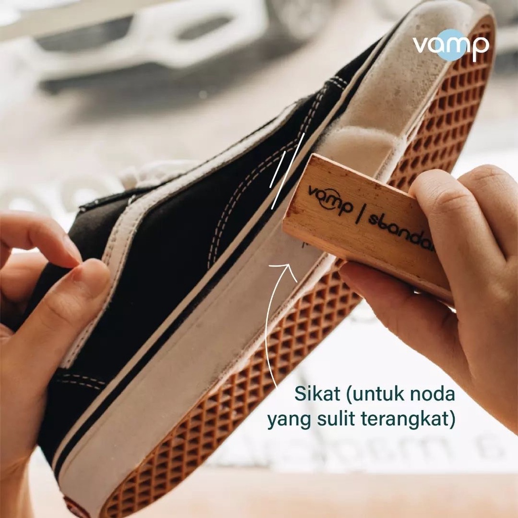 FOAM CLEANER by Vamp | Shoe Cleaner Pembersih Sepatu Sneakers &amp; Tas Sabun Cuci Serba Guna Vamp Shoe Care | Easy Cleen