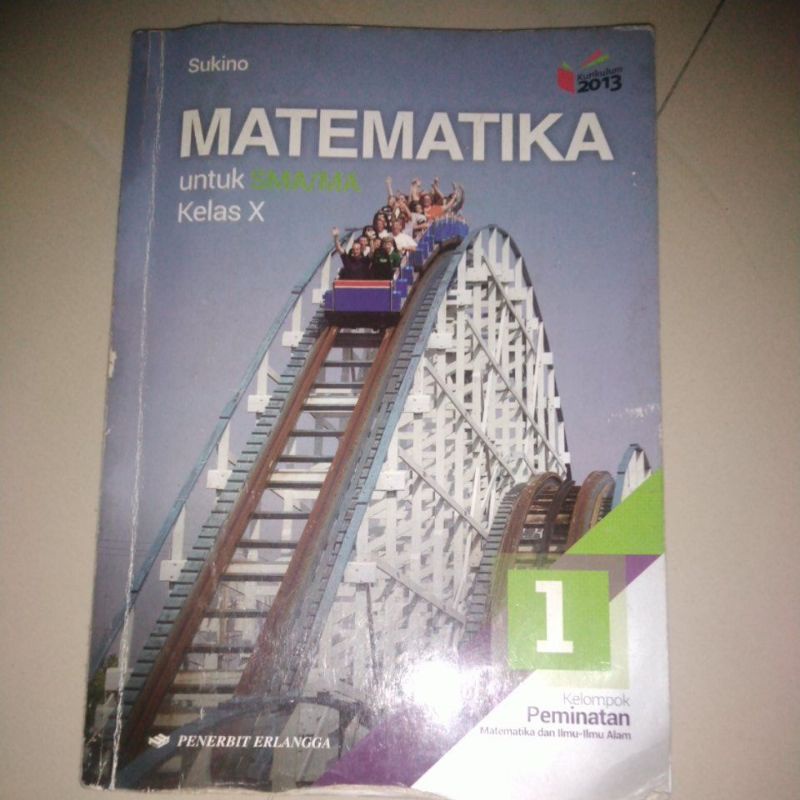 BUKU MATEMATIKA PEMINATAN KELAS 10 Erlangga kurikulum 2013