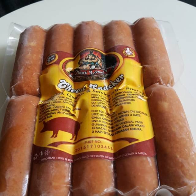 

Sosis Babi + keju Cheese snacker