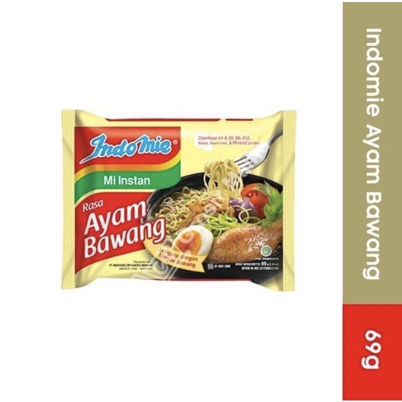 

Indomie Ayam Bawang 1 pcs