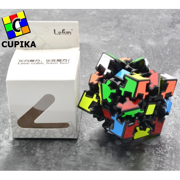 Rubik 3x3 Gear Lefun V2 Full Sticker Magic Cube