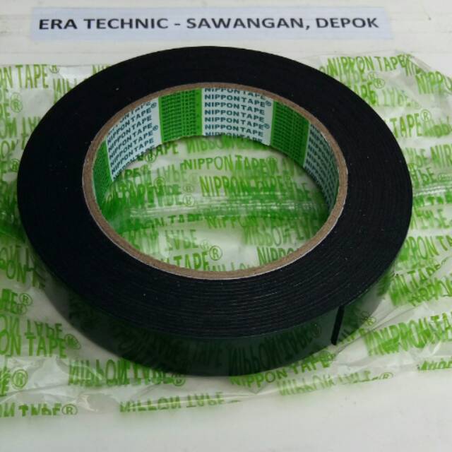 Double Tape/Nippon Tape Foam Busa Hitam