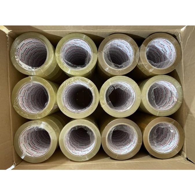 

[ varostore90 ] (KHUSUS GOJEK / GRAB) LAKBAN BENING / COKLAT (45MM x 100Y).. /DUS