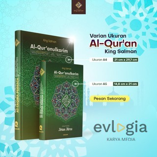 AL QURAN KING SALMAN PREMIUM A4 BISA COSTUM NAMA