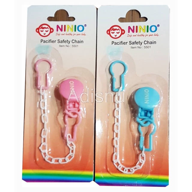 Ninio Pacifier Safety Chain Rantai Tali Empeng 5501