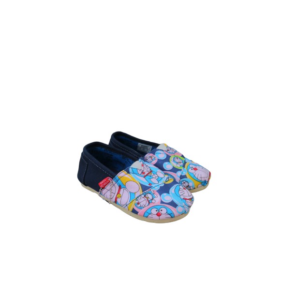 SEPATU SLIP ON ANAK CANVAS MOTIF KARAKTER KARTUN DORAEMON DONGKER LAKI LAKI PEREMPUAN KIDS TERMURAH