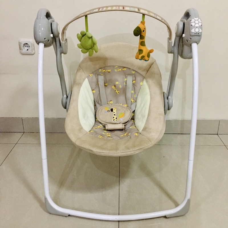 BABYELLE BABY BOUNCER ANGEL SWING Ayunan Bayi Otomatis Elektrik Bagus Murah PRELOVED GOOD CONDITION