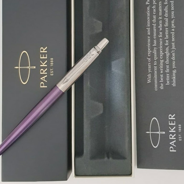 

Pulpen Parker Jotter Victoria Violet Gratis Grafir / Ukir nama promo