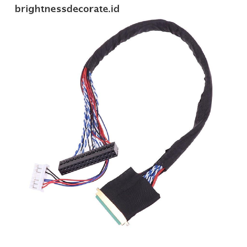 Kabel Panel Lcd Led Lvds I-Pex 20453-040t-11 40pin 2ch 6bit Untuk 10.1-18.4 Inch