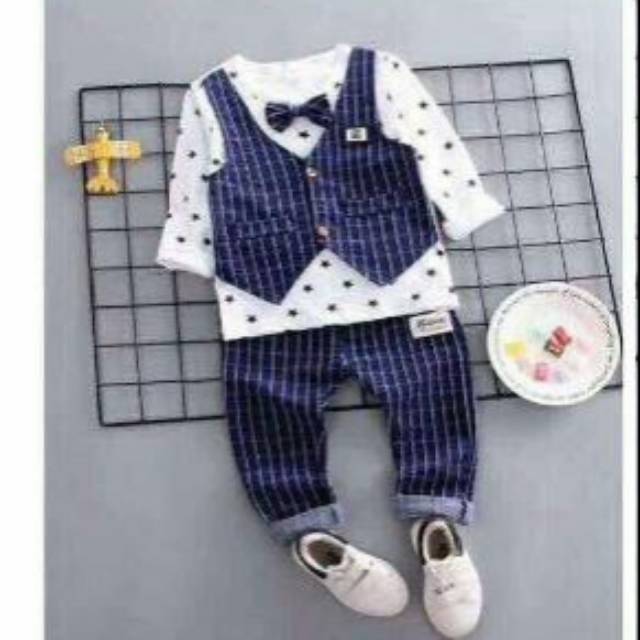 Stelan jas anak cowok/blazer anak cowok/stelan vest anak import murah