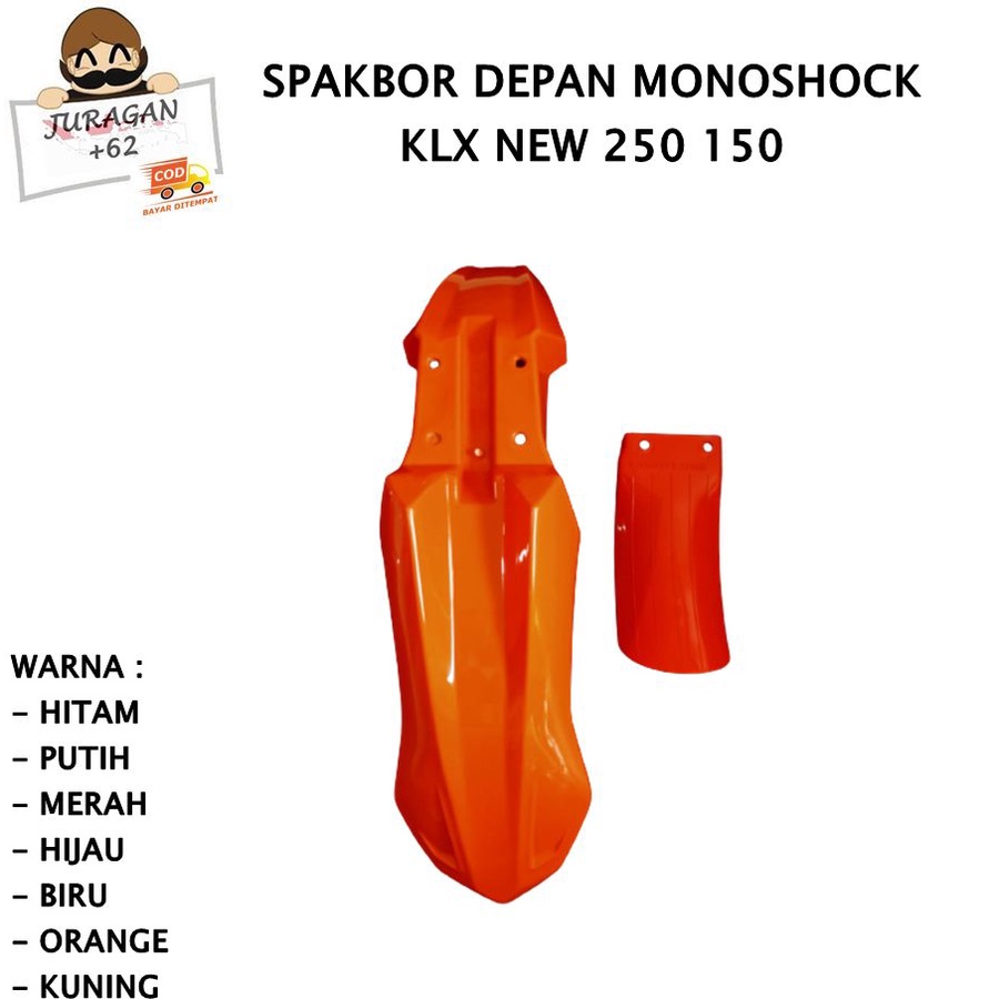 SPAKBOR SET KLX NEW 150 250 DTRACKER DEPAN COVER LUMPUR MONOSHOCK D TRACKER