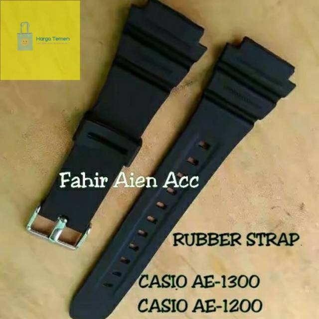 RUBBER STRAP TALI JAM CASIO AE-1300 AE1300