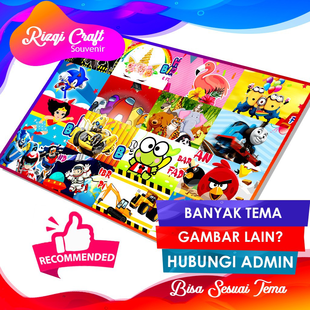 Custom Tas Label Snack Ultah Jajan Bingkisan Plastik Ulang Tahun-2