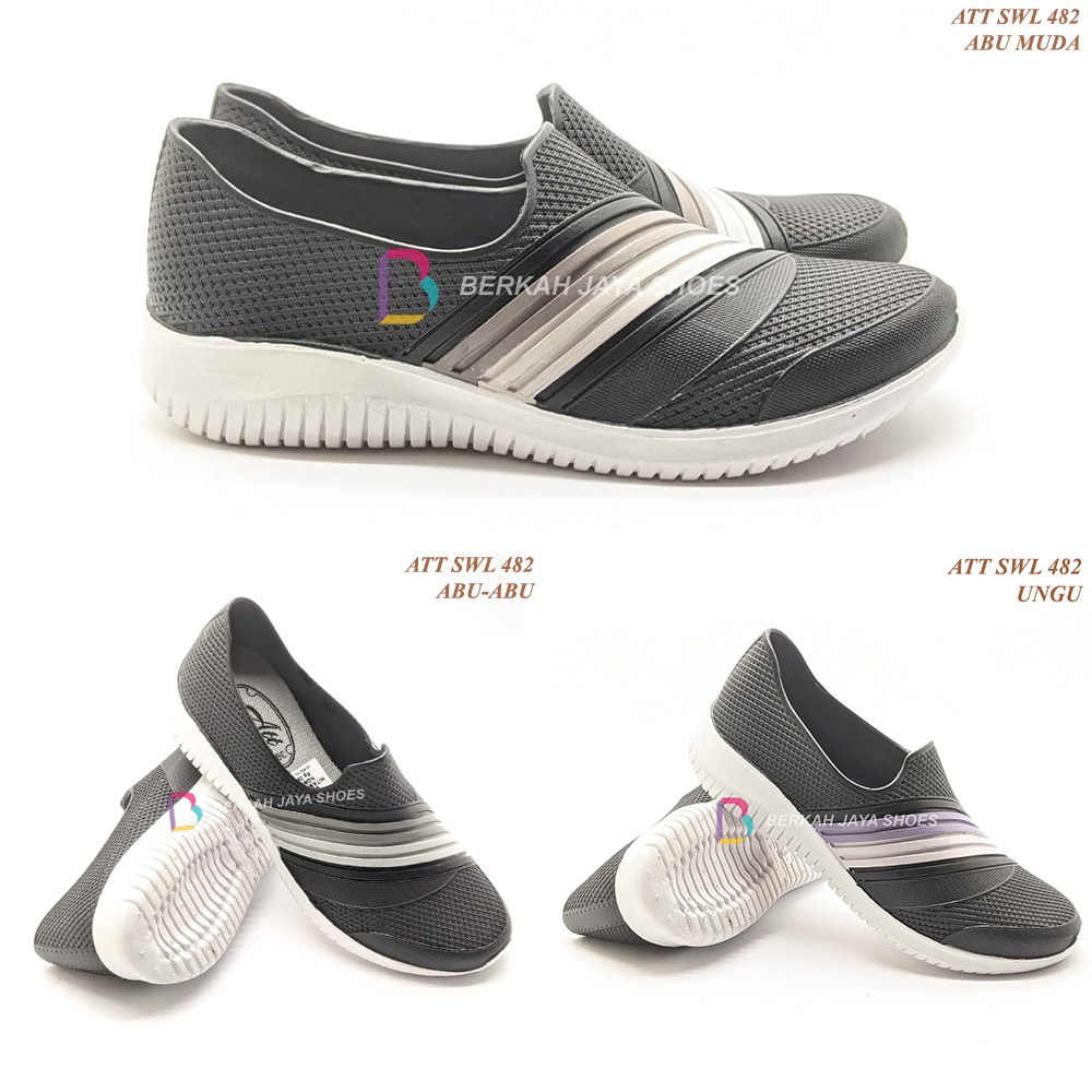 Sepatu Karet Wanita - Sepatu Karet ATT SWL 482 - Sepatu Wanita Karet Slip On Anti Air