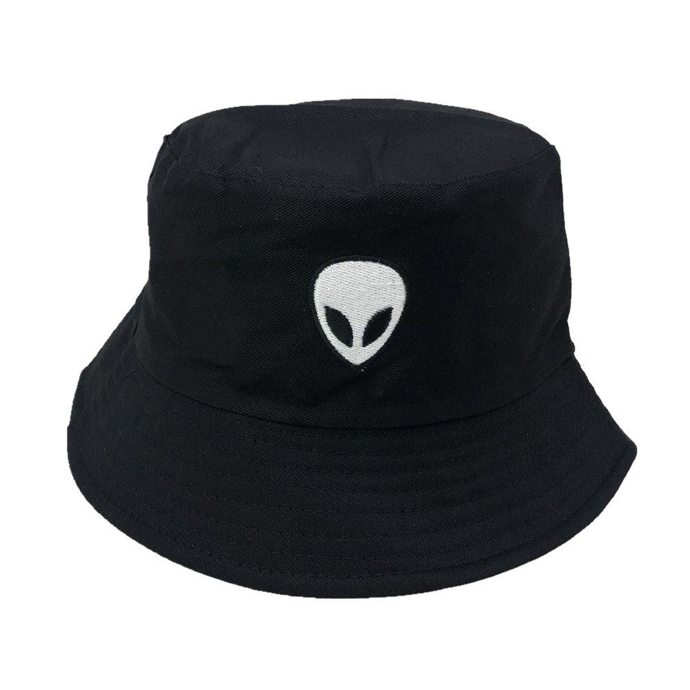 Topi bucket hat Bordir Alien / Bucket Bordir Fisherman Alien / Arshila_fashion