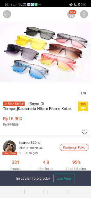 [bayar Di Tempat]kacemeta Hltem Wanite Kotak Ukuren Kecil Gaye Mate Kuceing Untuek Barbalik