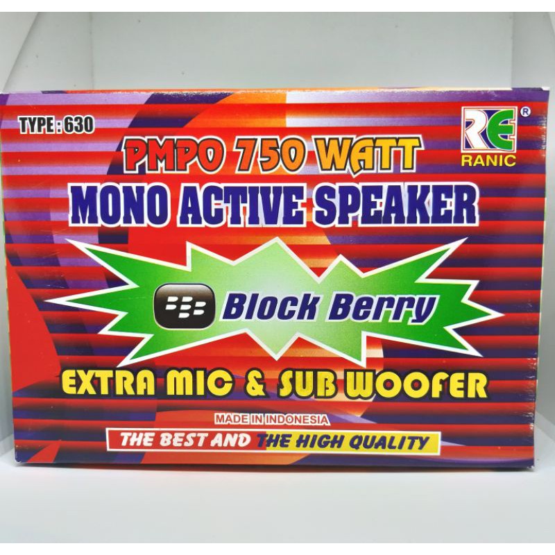 MONO AKTIVE SPEAKER RANIC TYPE 630