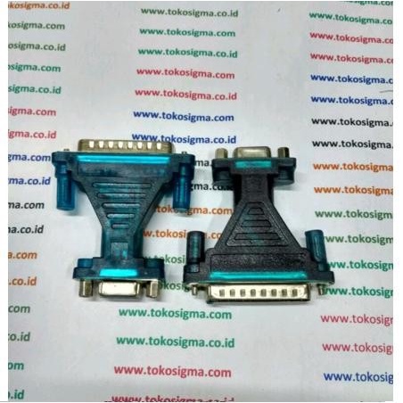 2pcs Converter DB9 Female (pin 9) to DB25 (pin 25) Male