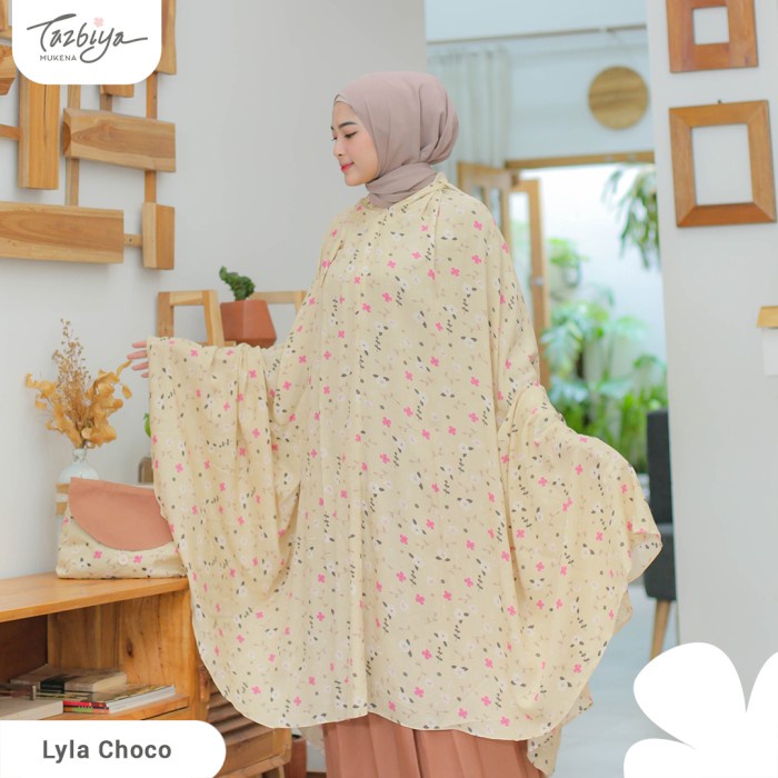 

MUKENA TAZBIYA KOMBINASI 2IN1 LYLA SERIES ALLSIZE - CHOCO