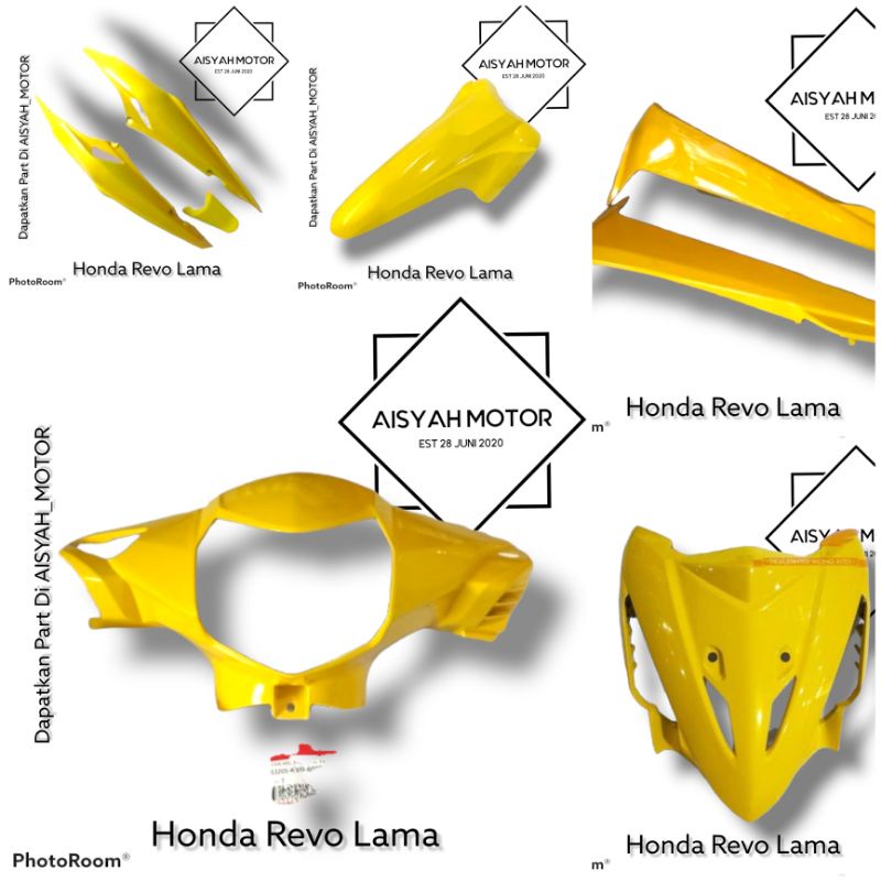 Bodi Halus Honda Revo Lama Warna Kuning Tahun 2008