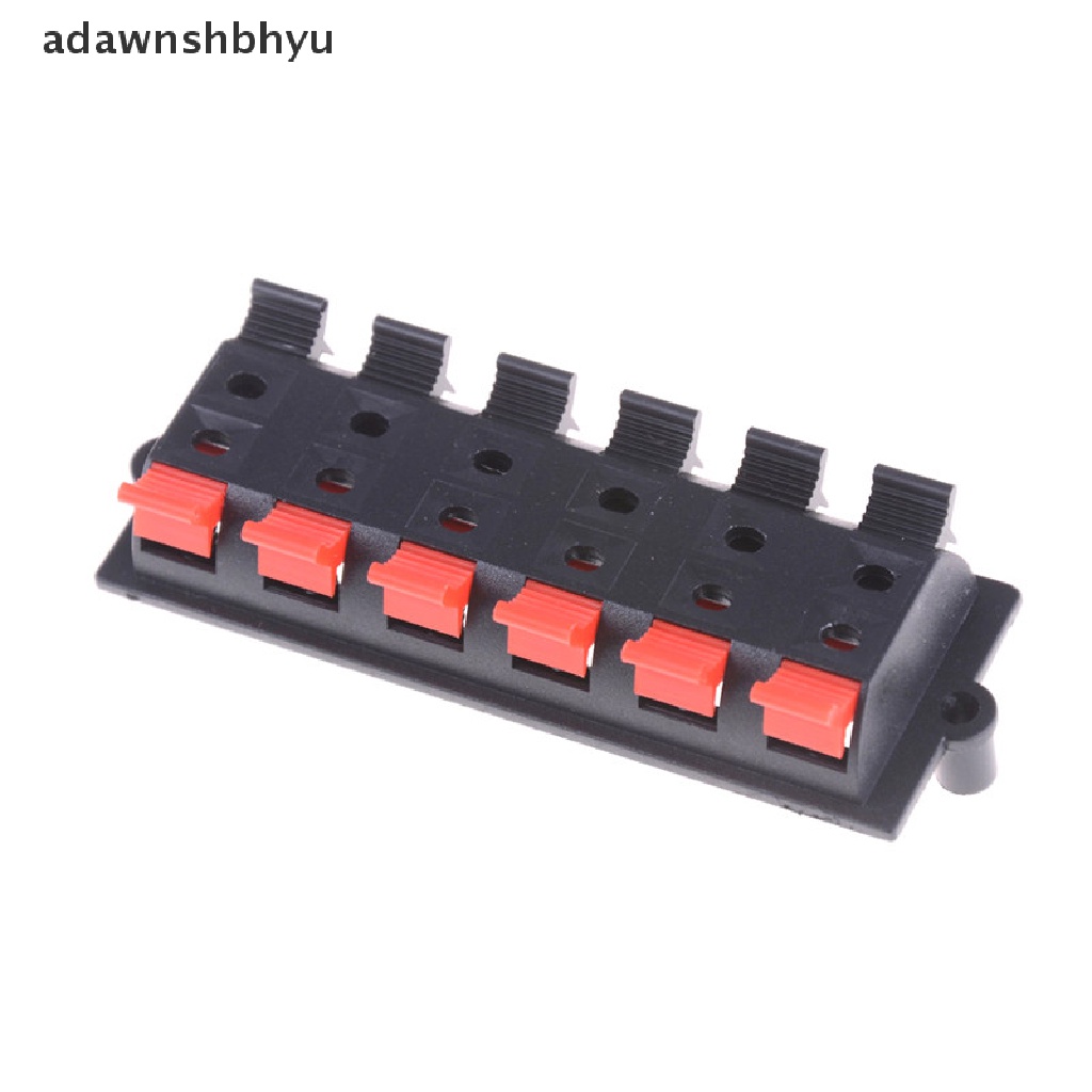 Plat Konektor Pelepas Dorong 12arah adawnshbhyu 2baris Stereo Terminal Speaker Strip Block