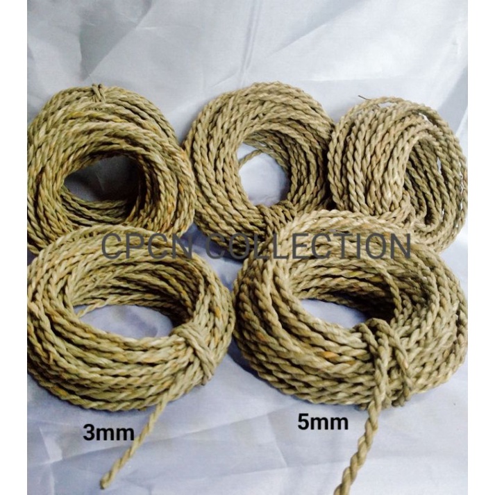 

10meter | tali mendong | tali rami | tali kerajinan | tali goni bahan craft