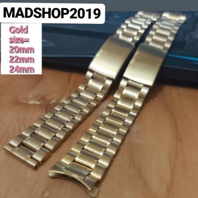 STRAP TALI JAM TANGAN RANTAI GOLD