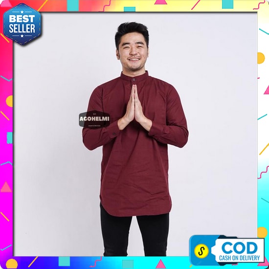 Kemeja Semi Kemeja Concept Kemeja Semi Koko Lengan Panjang Kemeja Pria Baju Koko Lengan Panjang Keme