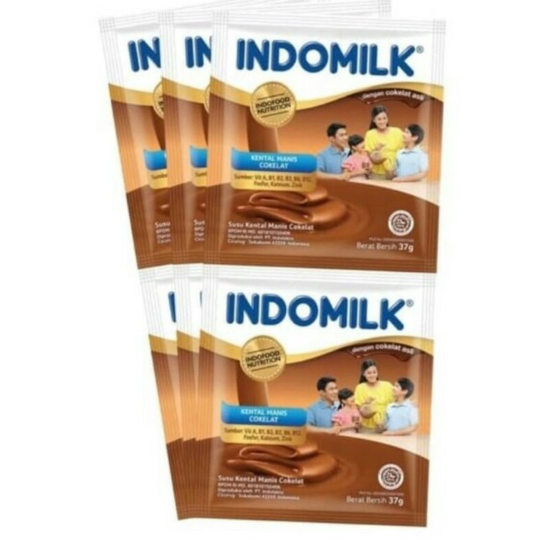 INDOMILK Kental Manis Cokelat 6 Sachet