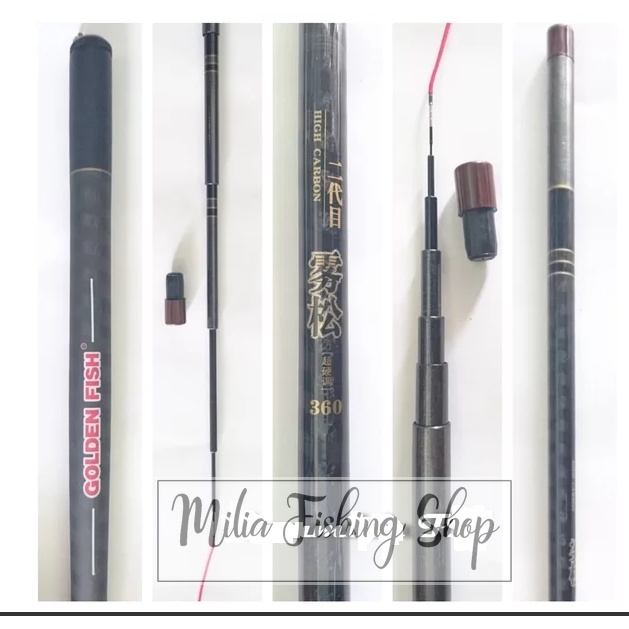 Joran Tegek Tegeg Carbon Golden Fish Wusong 360