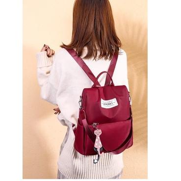 Barang Pilihan.. Mouseman - Tas Ransel Wanita Yiobei Backpack Premium Casual Tas Ransel Anti Maling