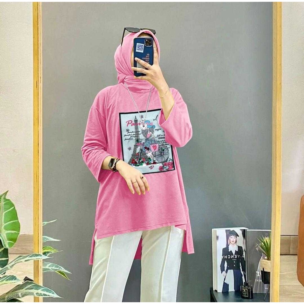 XC - AMORA OVERSIZE / ATASAN WANITA TERBARU / SABLON DTF / ATASAN WANITA KEKINIAN