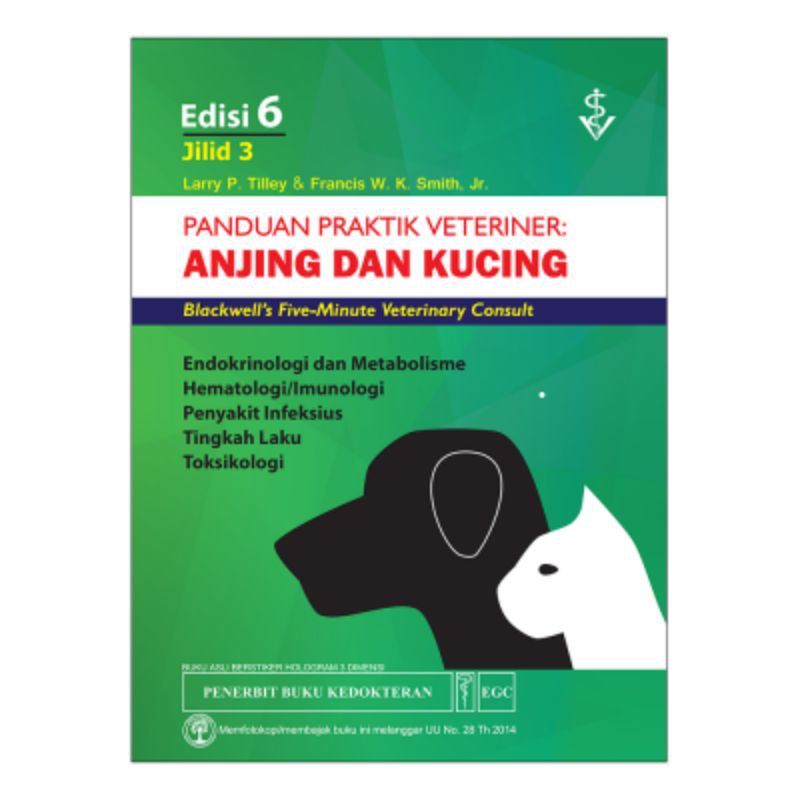 Panduan Praktik Veteriner Anjing dan Kucing Edisi 6 Jilid 3