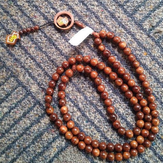 tasbih kokka bulat ± 11 mm ( 11mm )  99 butir bulan terompah dobel