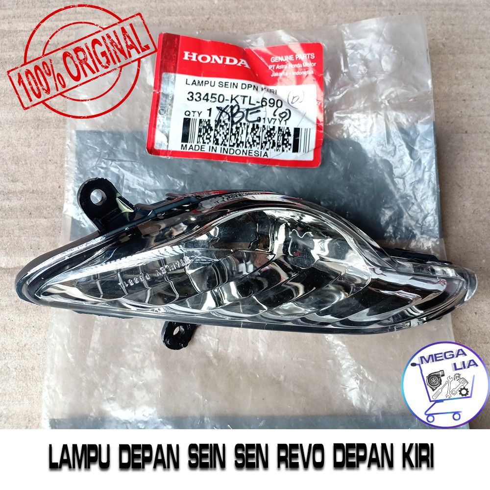 Lampu Depan Sein Sen Revo Depan Kiri 100% ORI HONDA. K33450-KTL-690