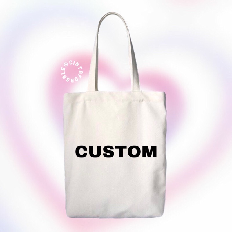 TOTE BAG KANVAS CUSTOM