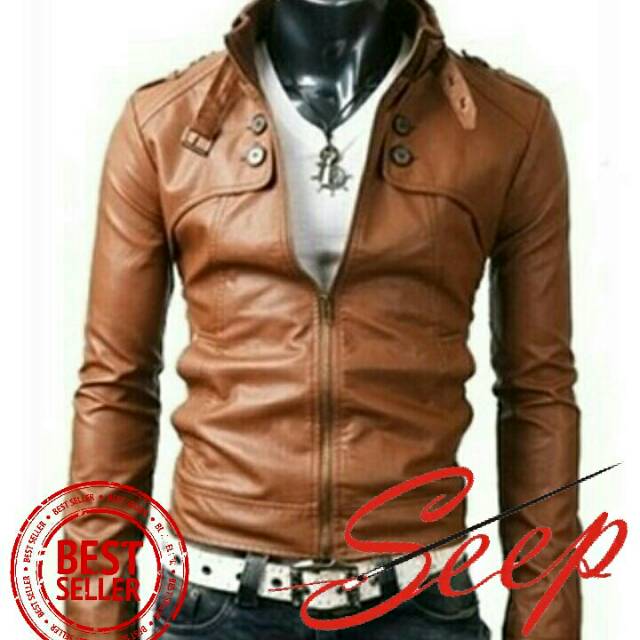 Jaket kulit keren/jaket keren/jaket casual