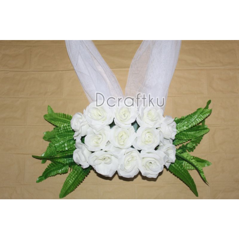 Bunga Mobil Pengantin simpel