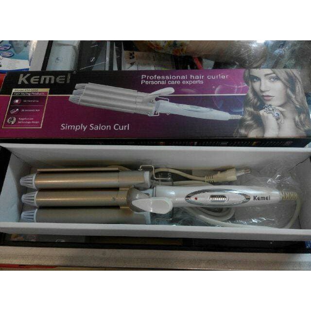 DISKON CATOK KEMEI CURLY 3 GELOMBANG/ CATOKAN KERITING/ CATOKAN RAMBUT CURLY
