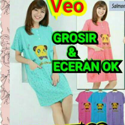 BAJU TIDUR DASTER KAOS GTOSIR &amp; ECERAN OK ( BISA COD )