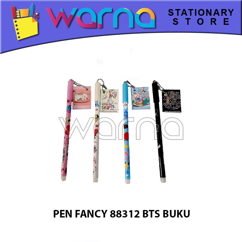 

PEN PULPEN BOLPEN BALLPOINT FANCY 88312 BTS BUKU