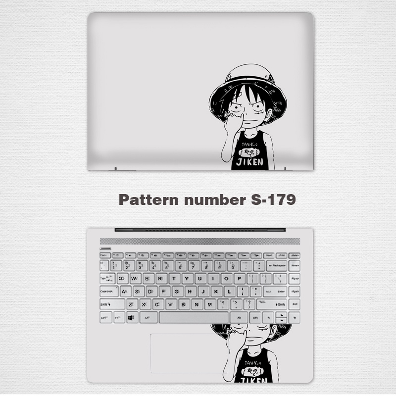 2pcs Stiker Pelindung Laptop one Piece 12 13 14 15.6 Inch Lenovo Ideapad 320-14 G40 Ldeapad 330 S145