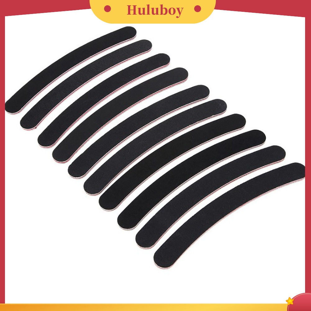 Huluboy Huluboy♡ 10pcs Kikir Kuku Portable DIY Untuk Manicure