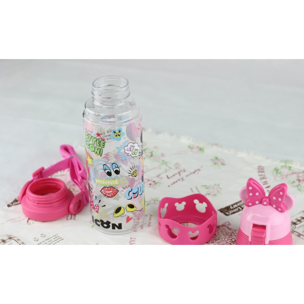 Disney ORIGINAL botol minum air teguk dgn tali panjang BPA FREE 4162/4266