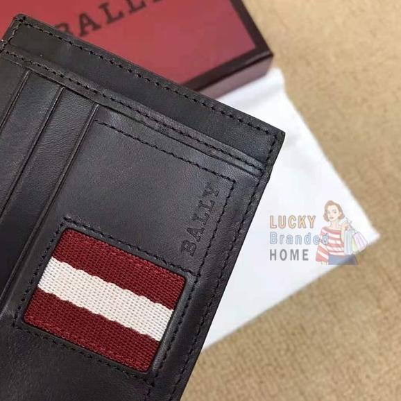 BALLY GRAY TORIN CARD HOLDER MINI WALLET 100% ORIGINAL BALLY GJTY56465