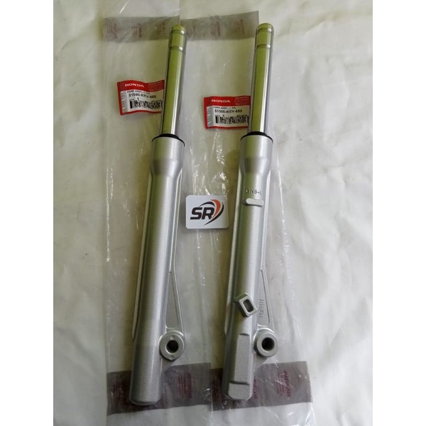 As asok depan tabung set kode (KEV) Honda original super pit new super X lama  old harga 2 pis kanan kiri